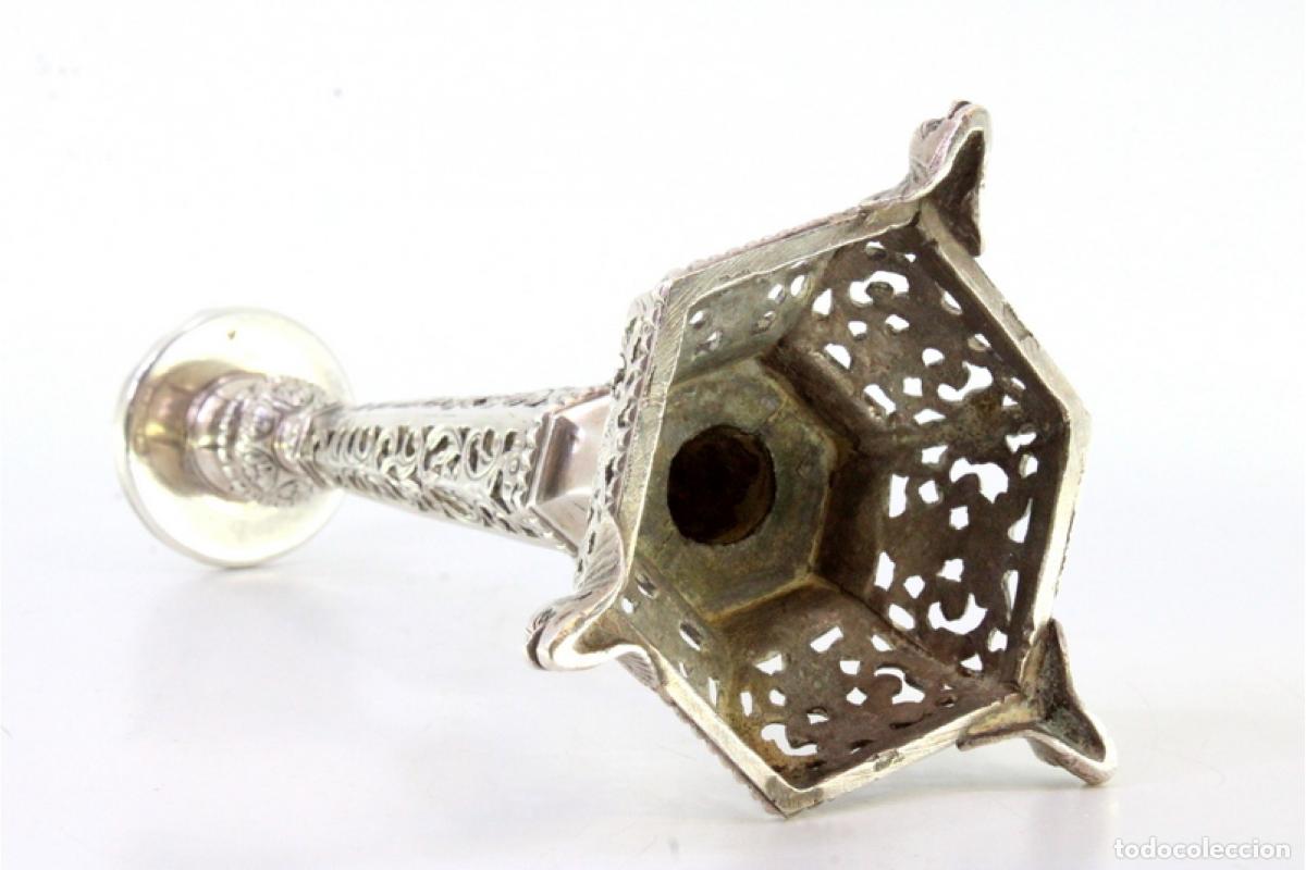 Antig&uuml;edades: candelabro de plata - Foto 5
