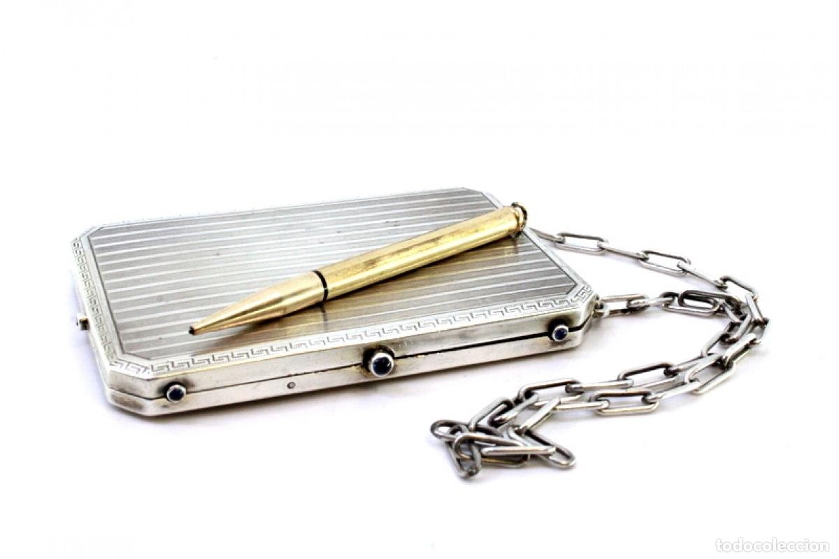 Antig&uuml;edades: Caja de belleza de plata - Foto 4