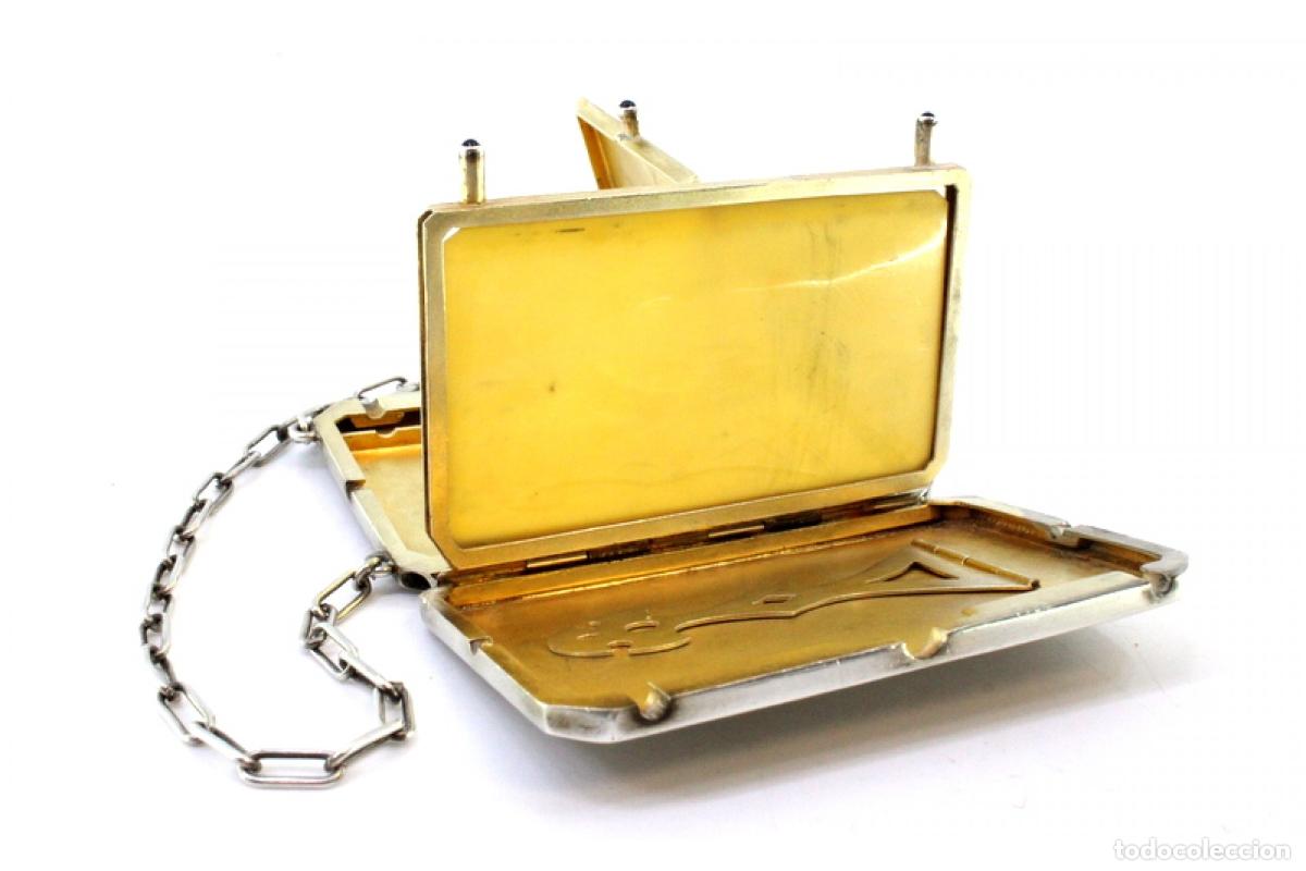 Antig&uuml;edades: Caja de belleza de plata - Foto 5