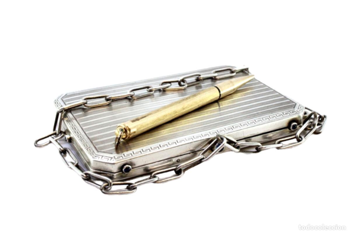 Antig&uuml;edades: Caja de belleza de plata - Foto 1
