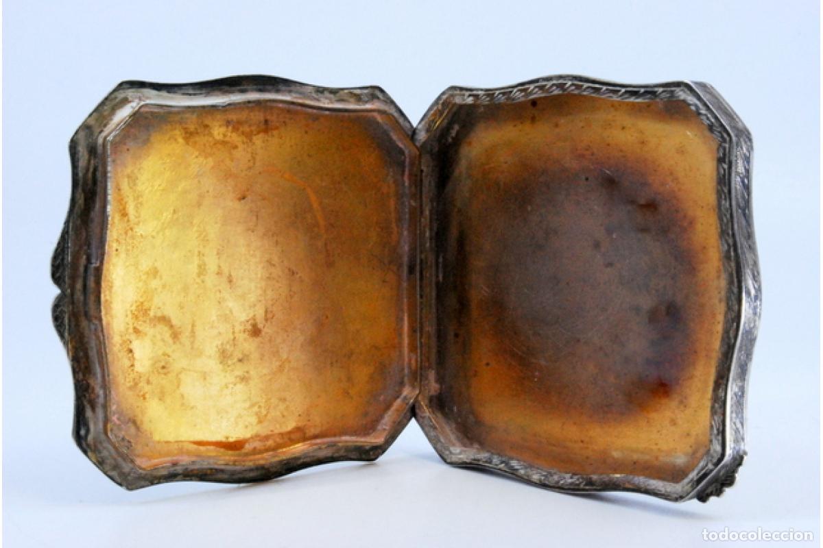 Antig&uuml;edades: Caja de belleza de plata - Foto 6