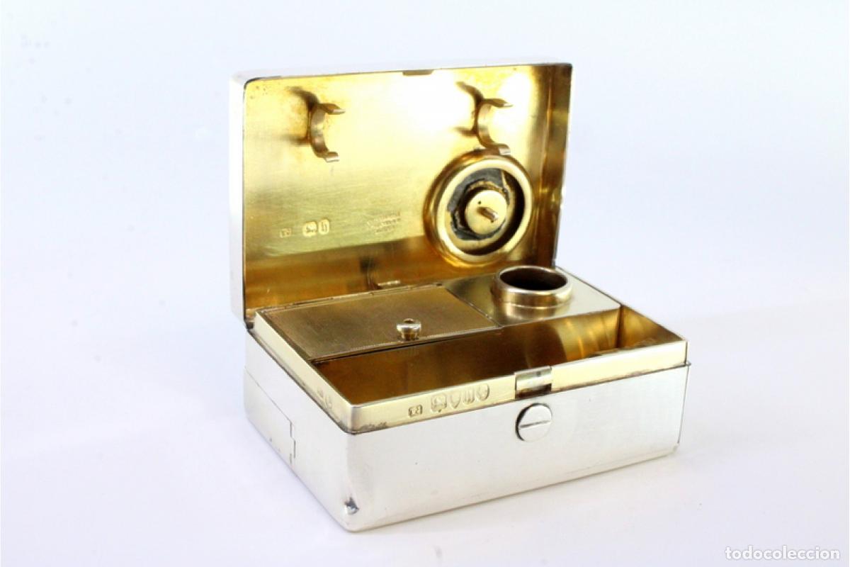 Antig&uuml;edades: Caja de belleza de plata - Foto 3
