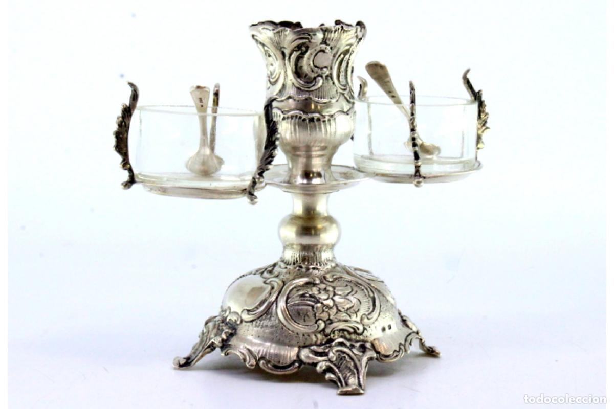 Antig&uuml;edades: candelabro de plata - Foto 5