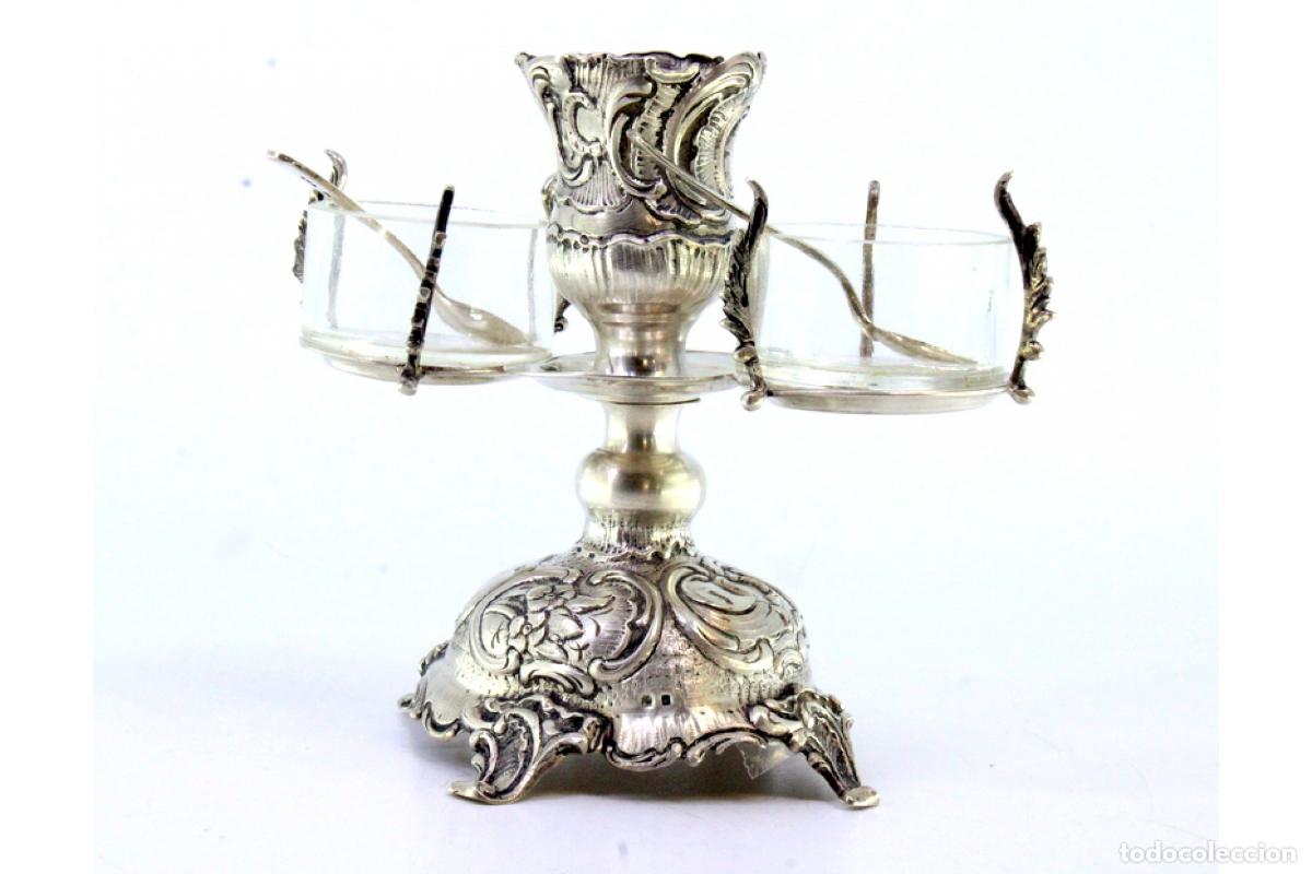 Antig&uuml;edades: candelabro de plata - Foto 6
