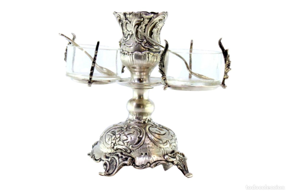Antig&uuml;edades: candelabro de plata - Foto 1