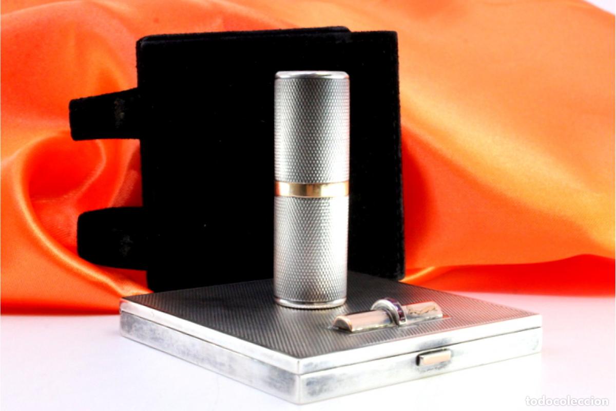Antig&uuml;edades: Caja de belleza de plata - Foto 3
