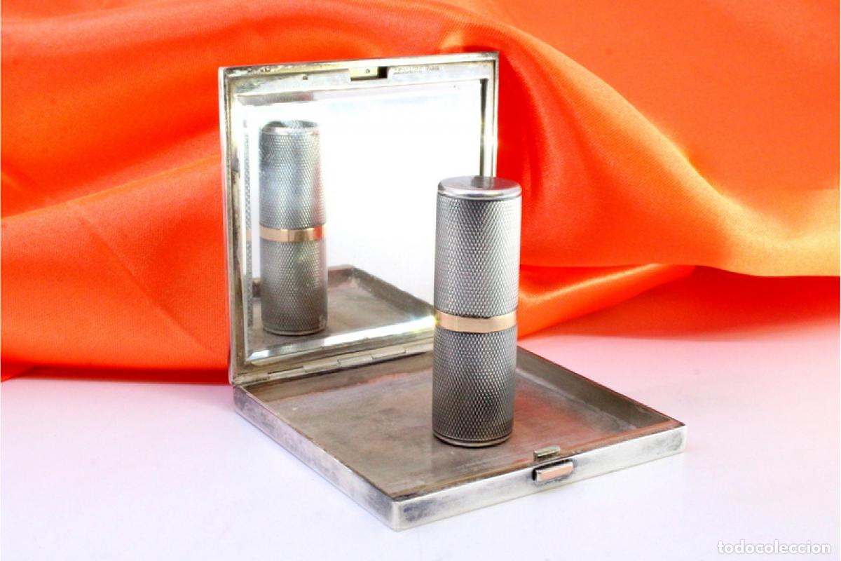 Antig&uuml;edades: Caja de belleza de plata - Foto 5