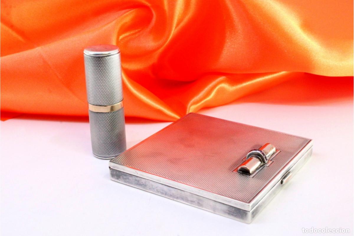 Antig&uuml;edades: Caja de belleza de plata - Foto 6