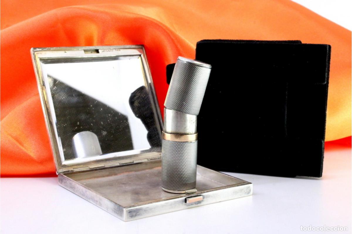 Antig&uuml;edades: Caja de belleza de plata - Foto 7