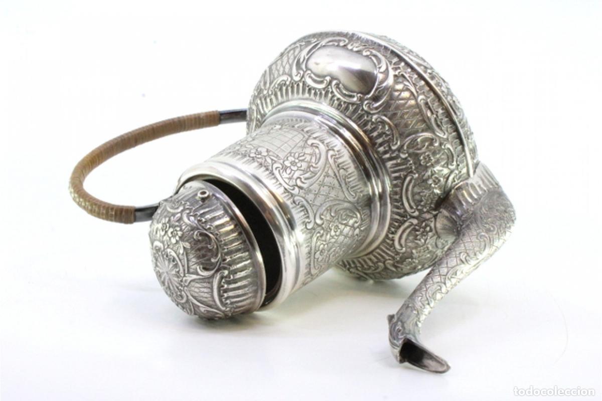 Antig&uuml;edades: tetera de plata - Foto 4