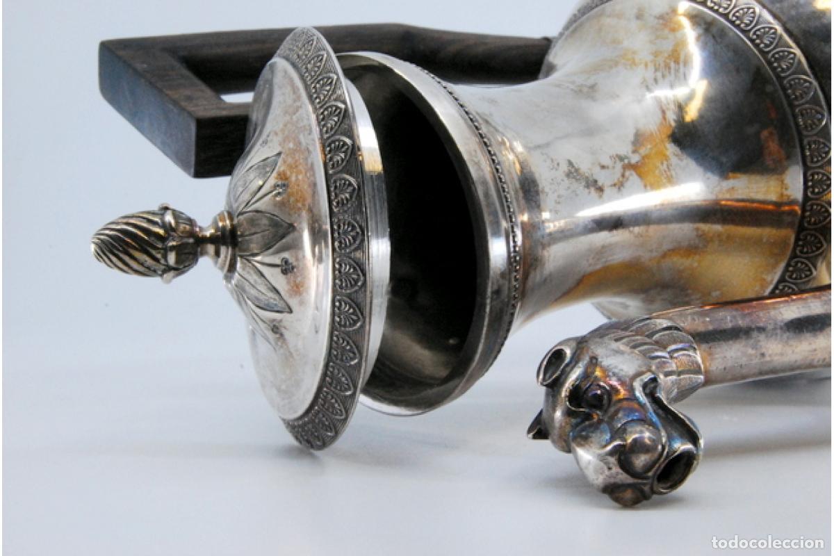 Antig&uuml;edades: tetera de plata - Foto 2