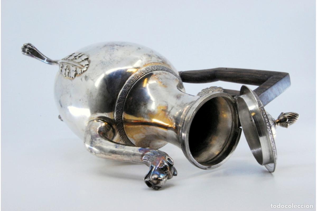 Antig&uuml;edades: tetera de plata - Foto 3