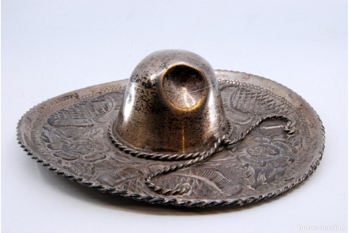 Antig&uuml;edades: Sombrero mexicano, en plata - Foto 7