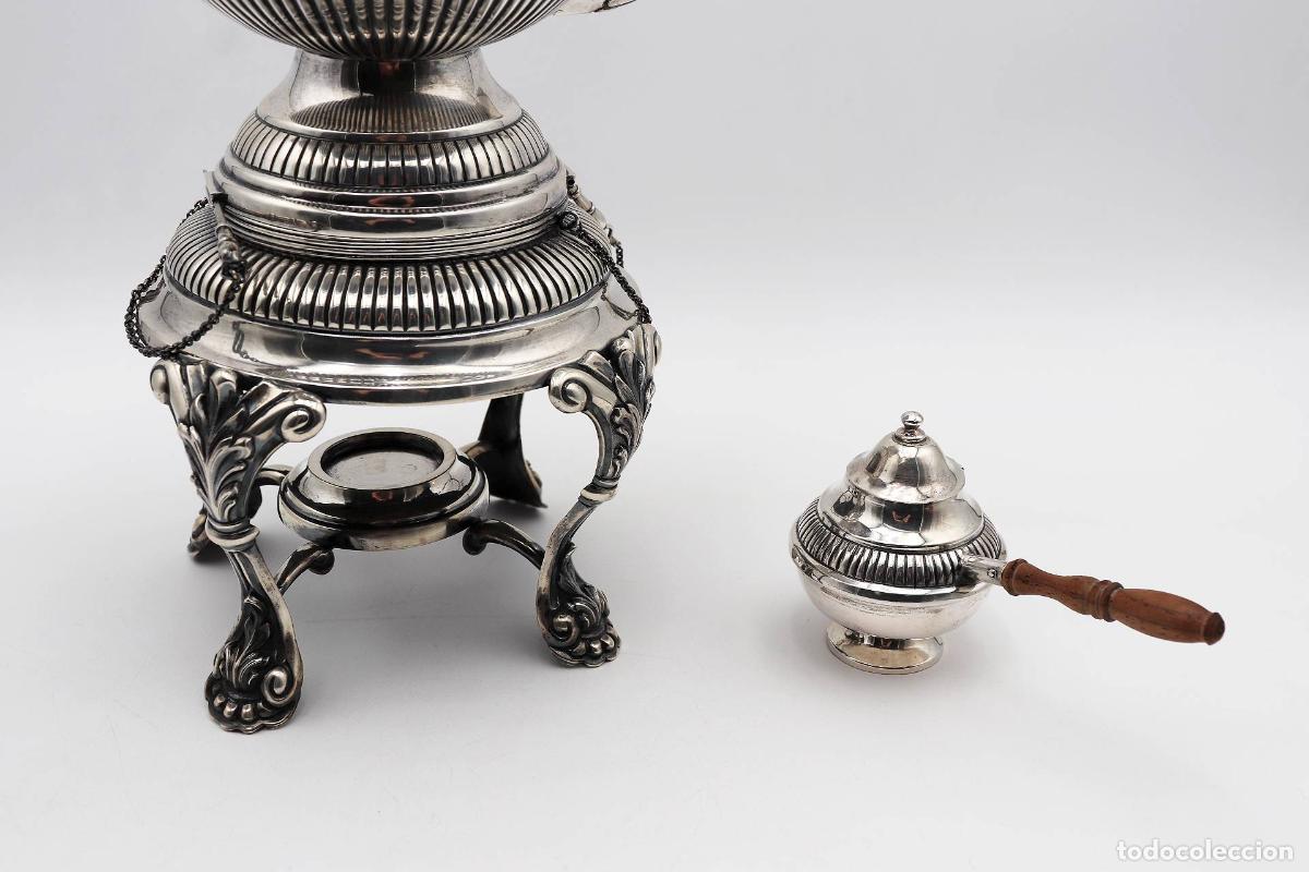Antig&uuml;edades: tetera de plata - Foto 2