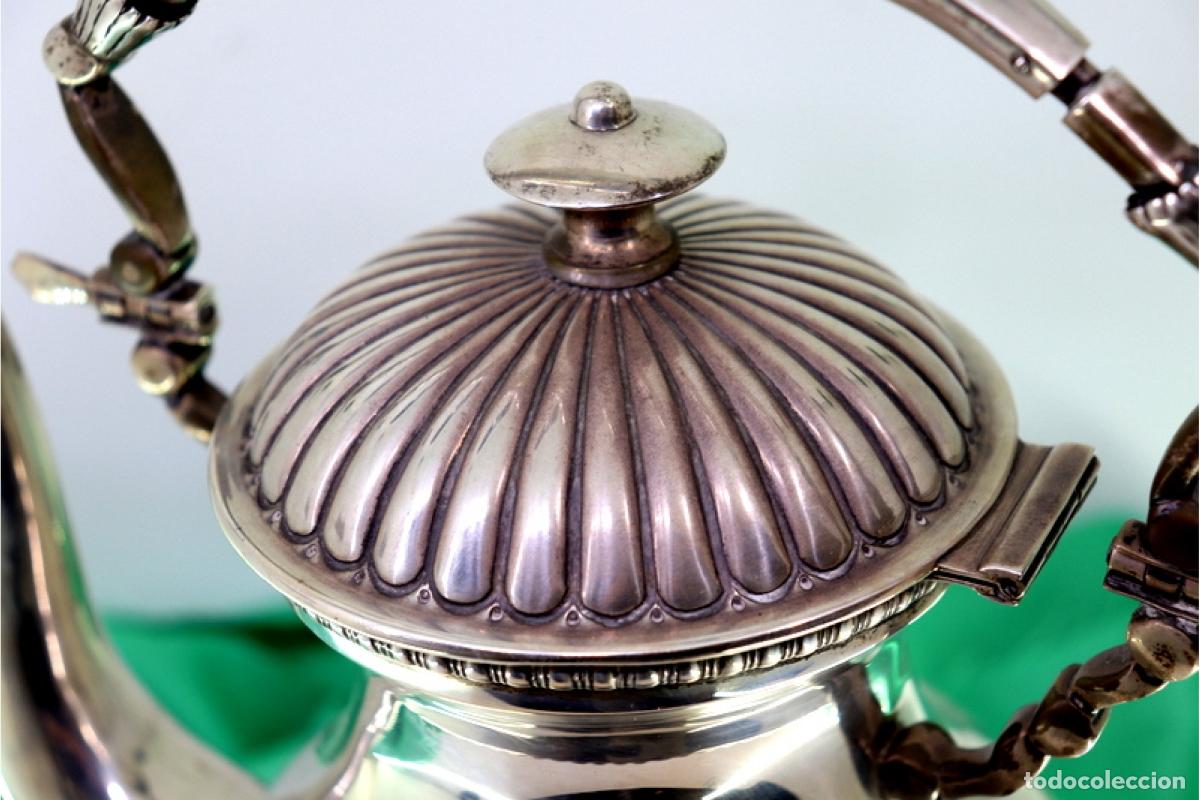 Antig&uuml;edades: tetera de plata - Foto 3