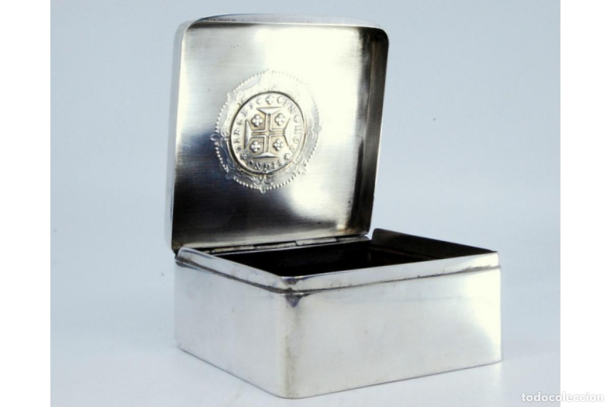 Antig&uuml;edades: Caja de plata - Foto 7