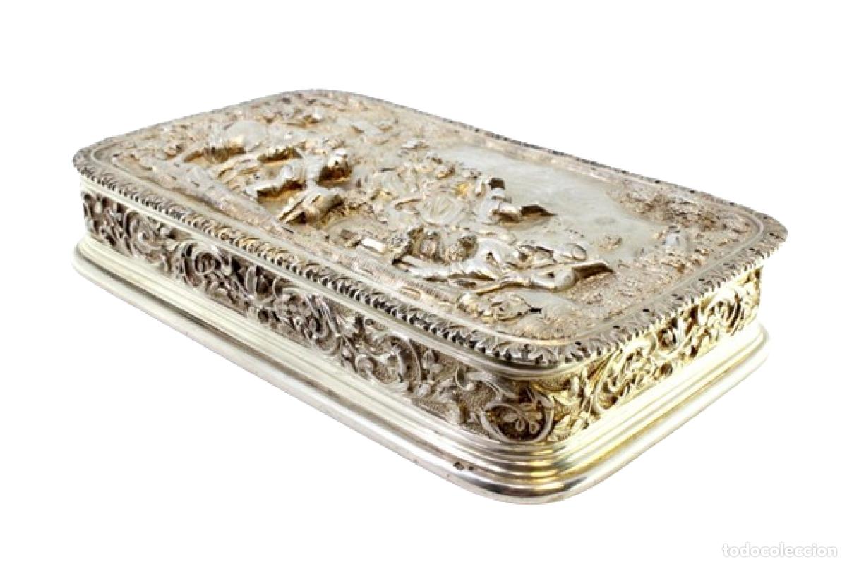 Antig&uuml;edades: Caja de plata - Foto 1