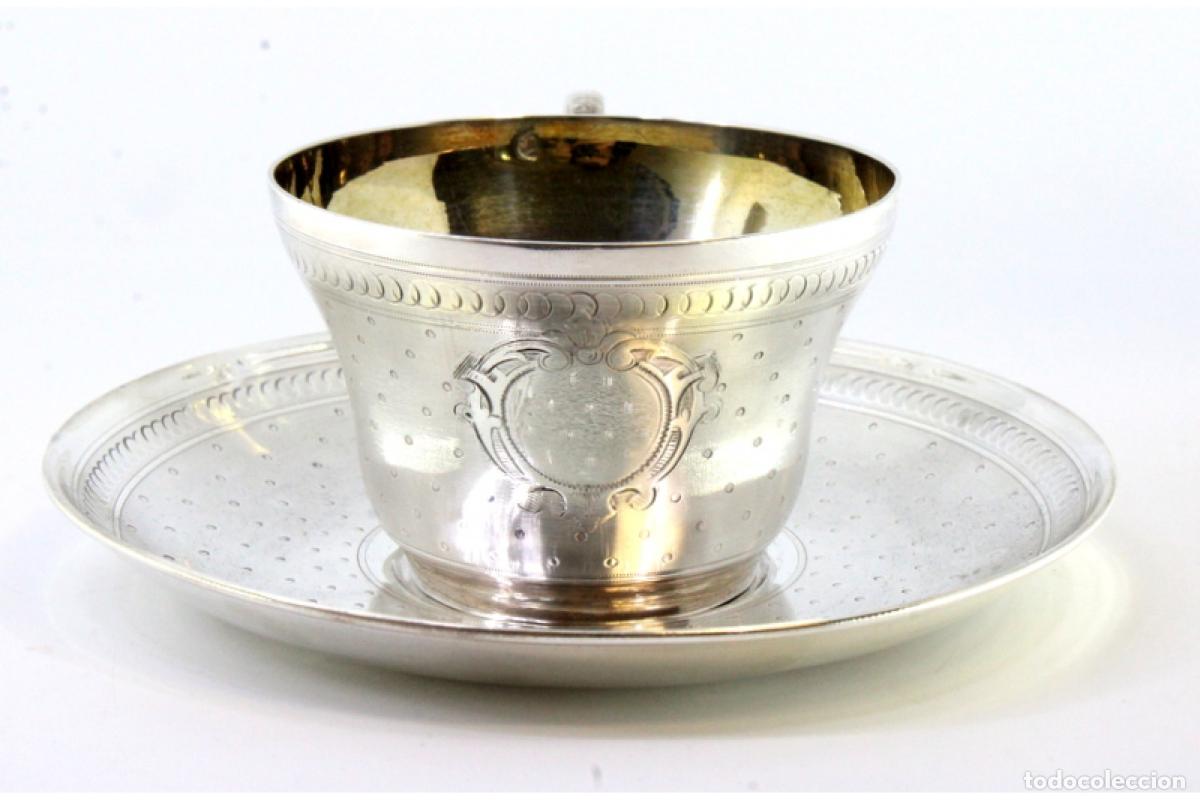 Antig&uuml;edades: taza de t&eacute; de plata - Foto 7