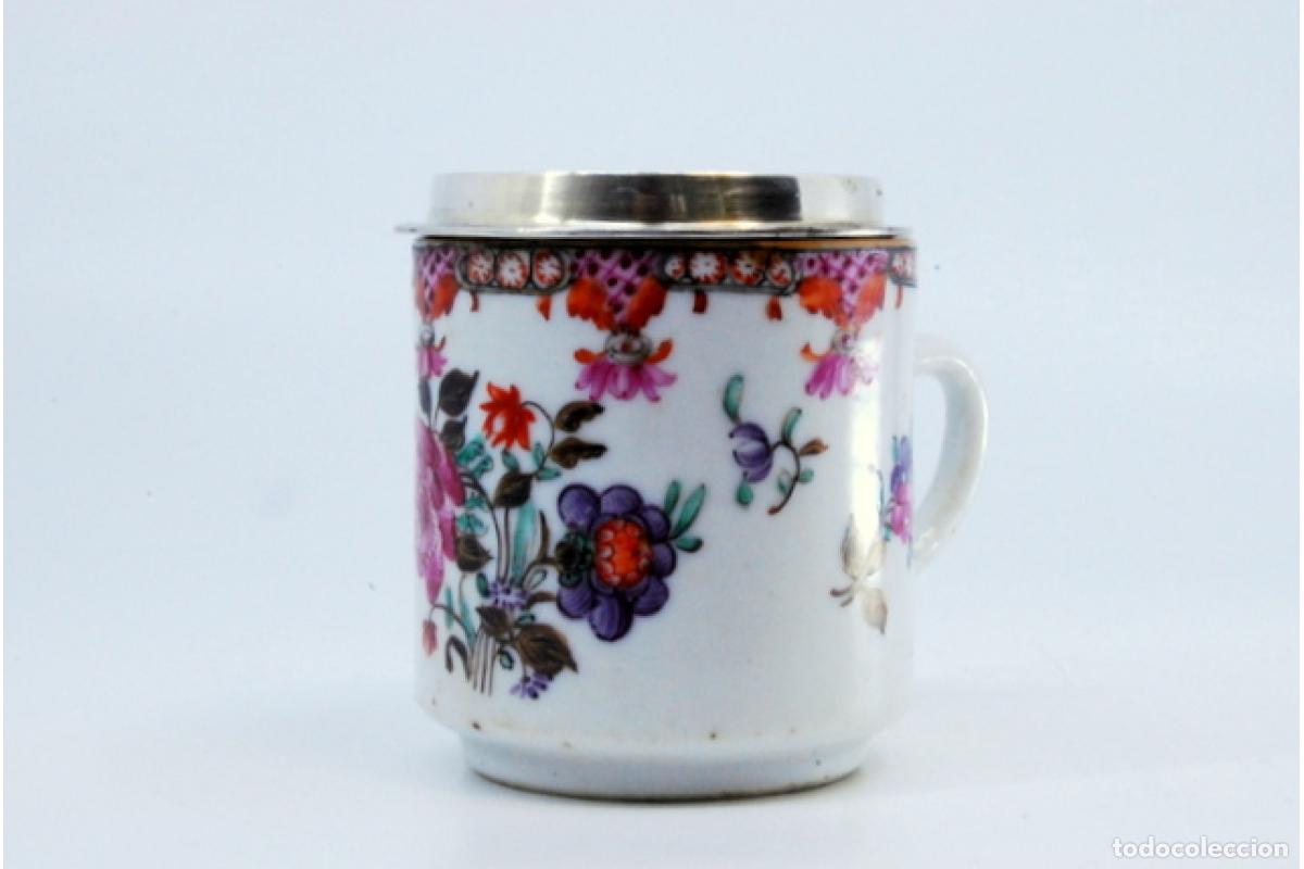 Antig&uuml;edades: taza de t&eacute; de plata - Foto 7