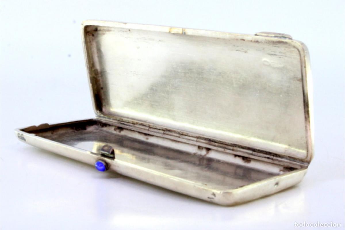 Antig&uuml;edades: Estuche para gafas, en color plata. - Foto 4