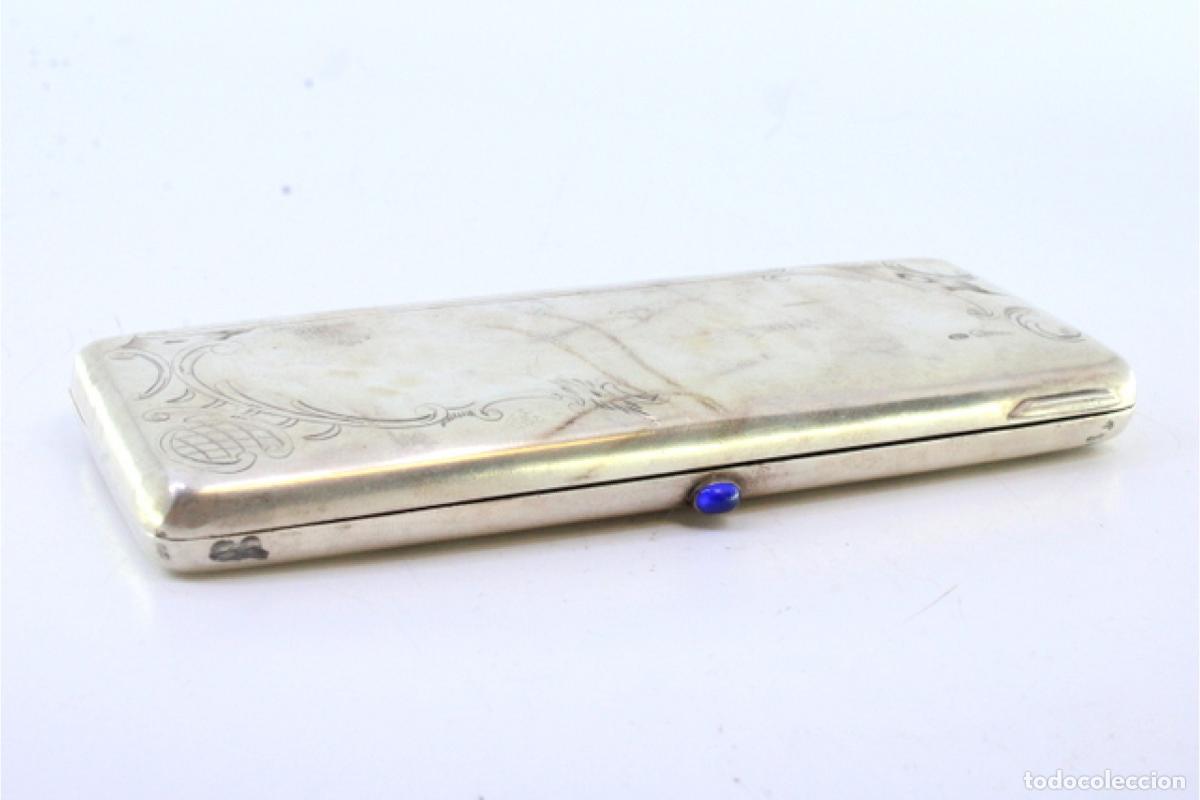 Antig&uuml;edades: Estuche para gafas, en color plata. - Foto 6