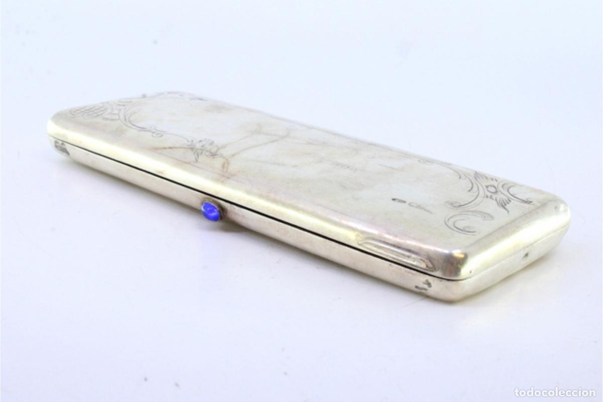 Antig&uuml;edades: Estuche para gafas, en color plata. - Foto 7