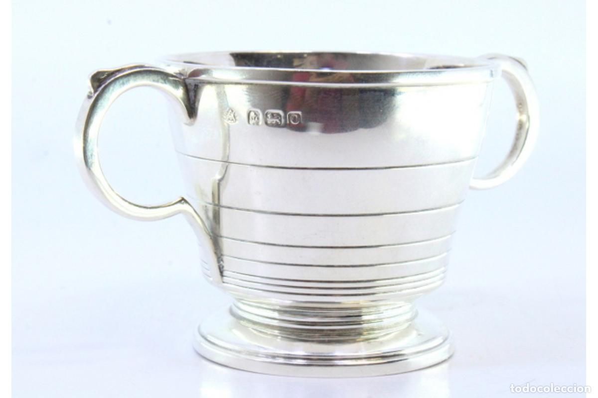 Antig&uuml;edades: taza de t&eacute; de plata - Foto 4