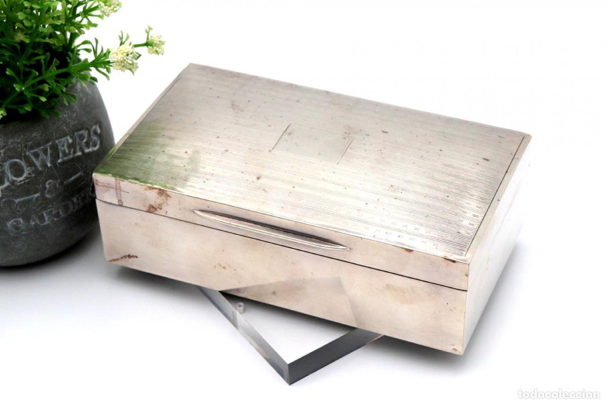 Antig&uuml;edades: Caja de tabaco, en plata - Foto 4