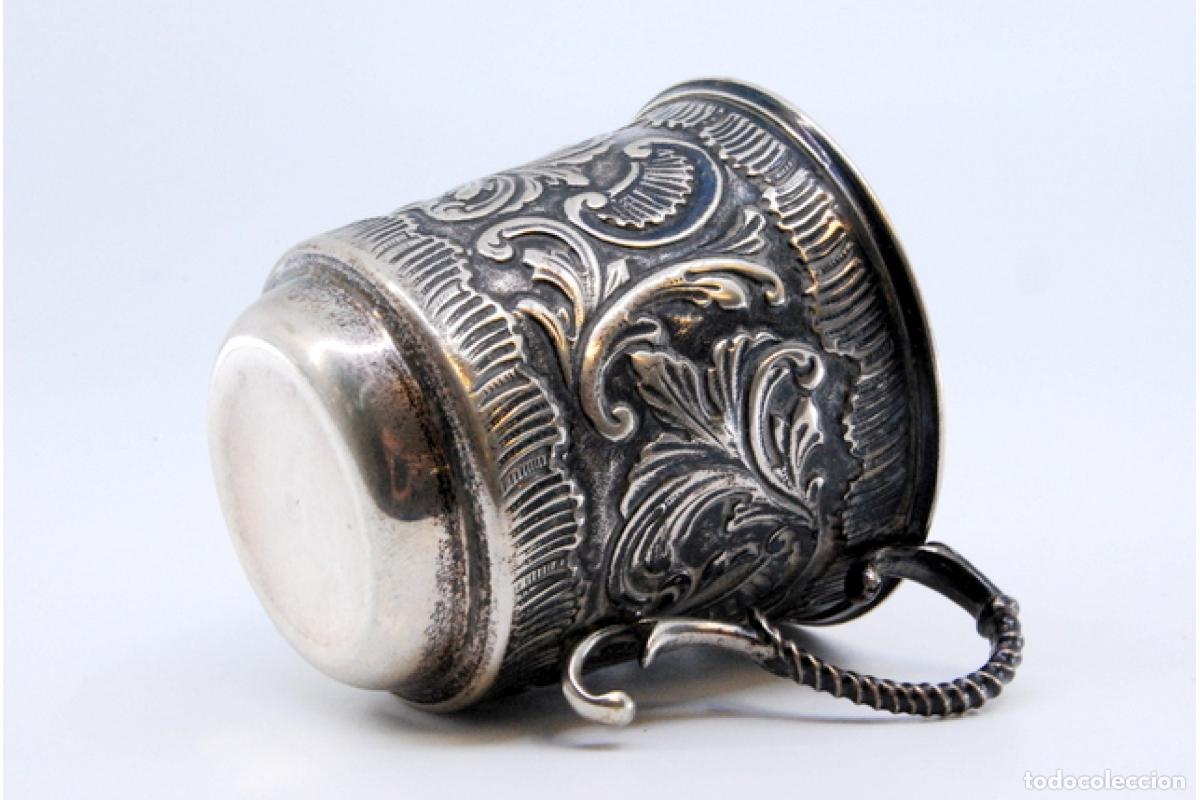 Antig&uuml;edades: taza de t&eacute; de plata - Foto 7