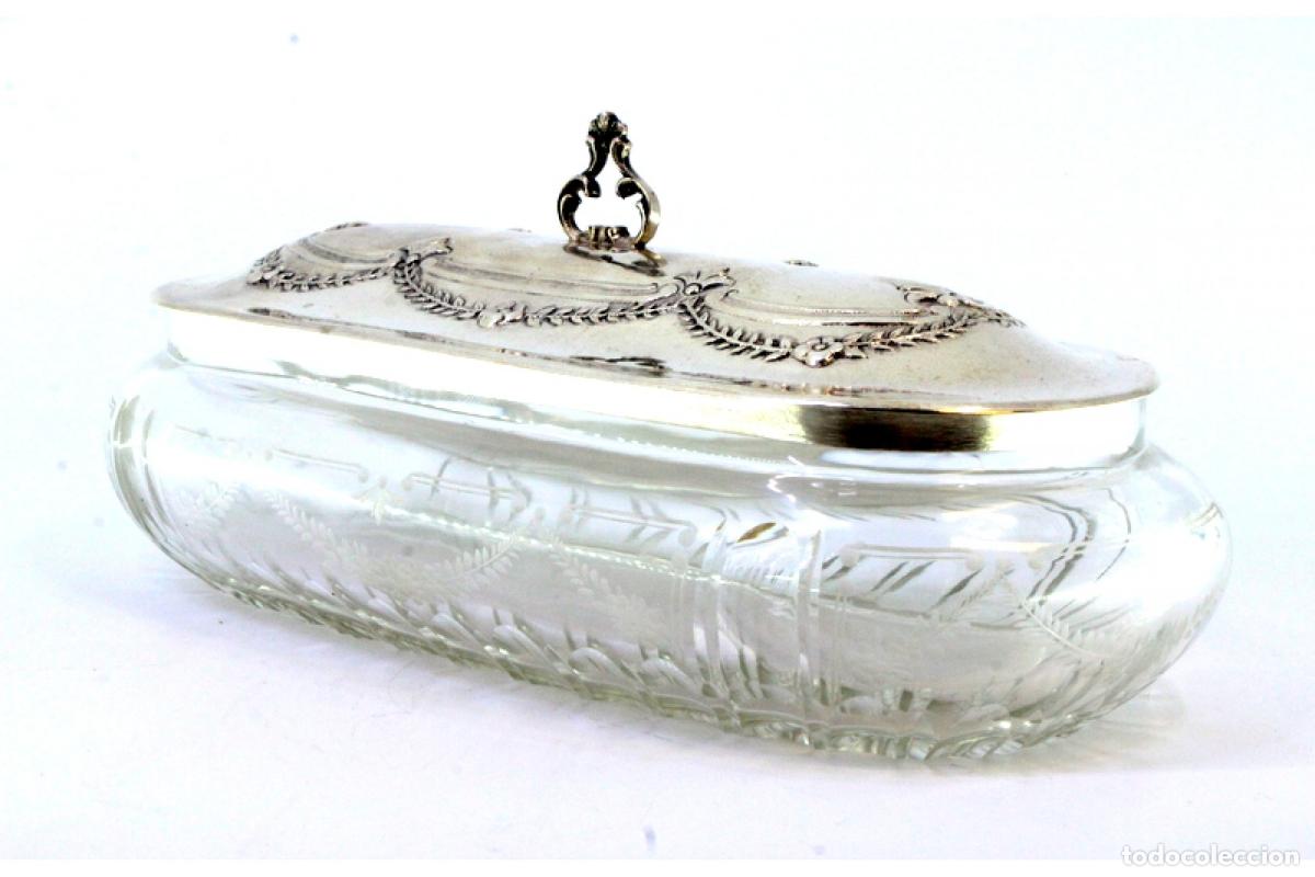 Antig&uuml;edades: jabonera de plata - Foto 7