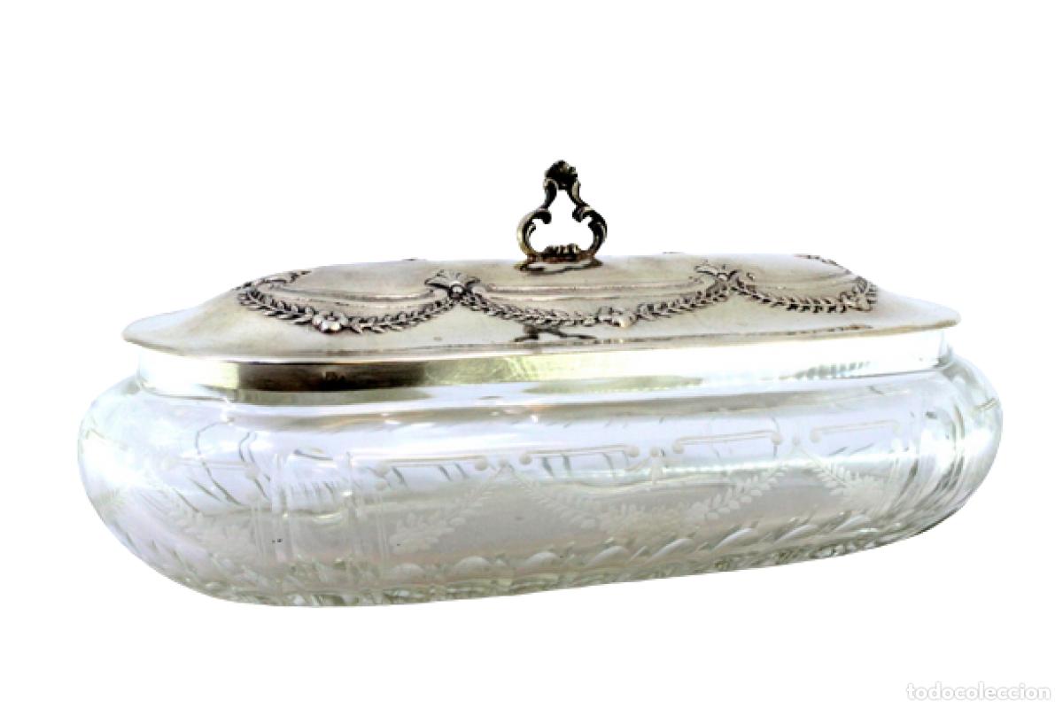 Antig&uuml;edades: jabonera de plata - Foto 1