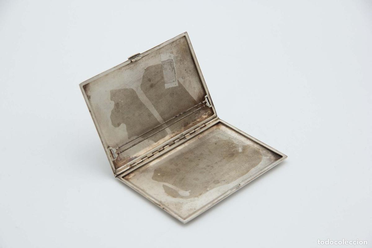 Antig&uuml;edades: Caja de cigarrillos, en plata - Foto 2