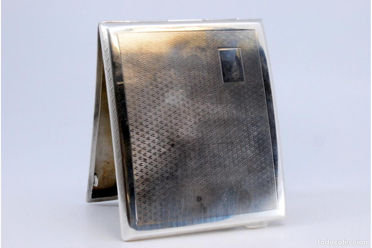 Antig&uuml;edades: Caja de cigarrillos, en plata - Foto 2