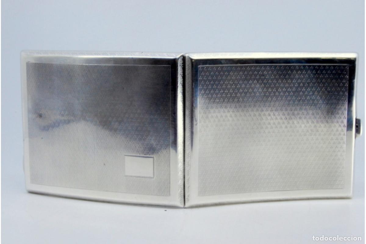 Antig&uuml;edades: Caja de cigarrillos, en plata - Foto 3