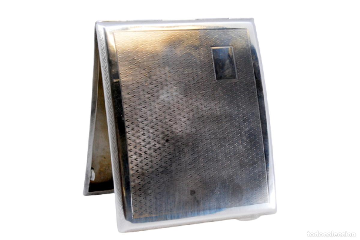 Antig&uuml;edades: Caja de cigarrillos, en plata - Foto 1