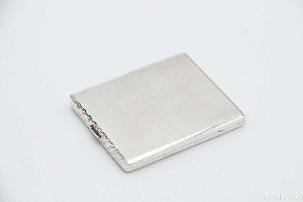 Antig&uuml;edades: Caja de cigarrillos, en plata - Foto 2