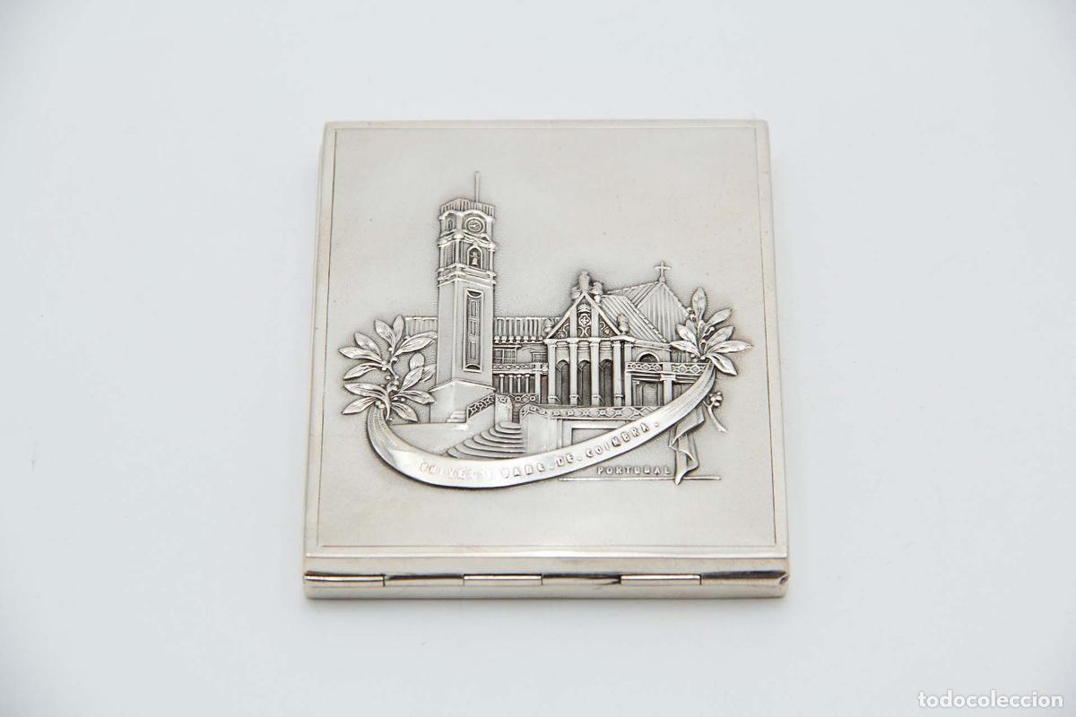 Antig&uuml;edades: Caja de cigarrillos, en plata - Foto 2