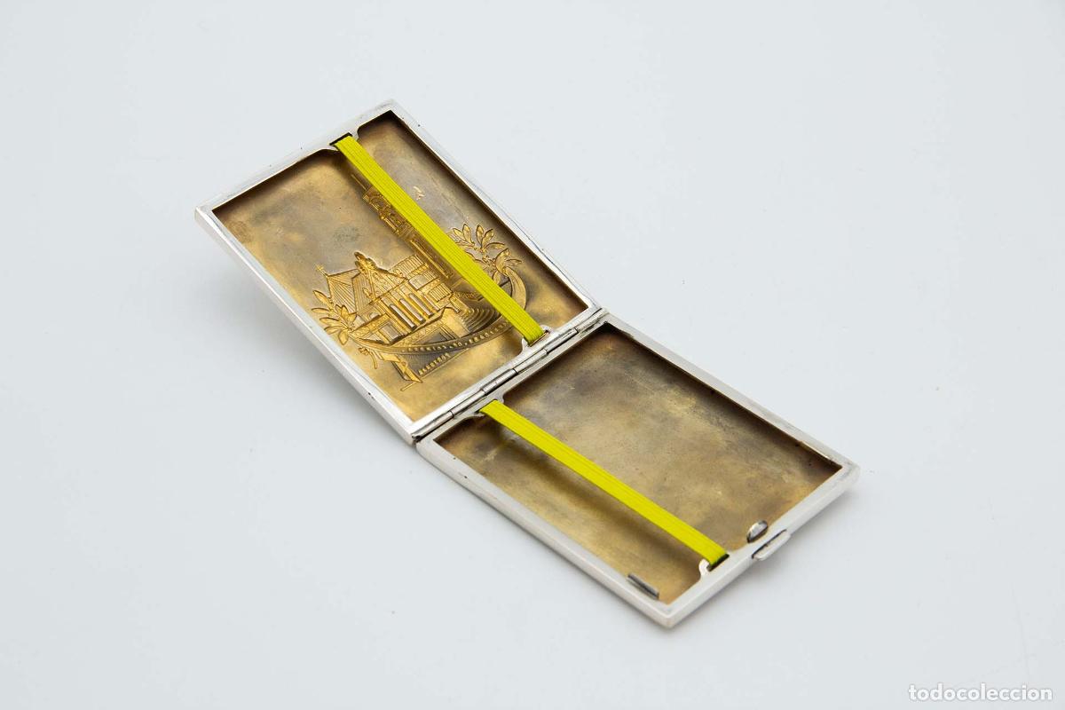 Antig&uuml;edades: Caja de cigarrillos, en plata - Foto 3