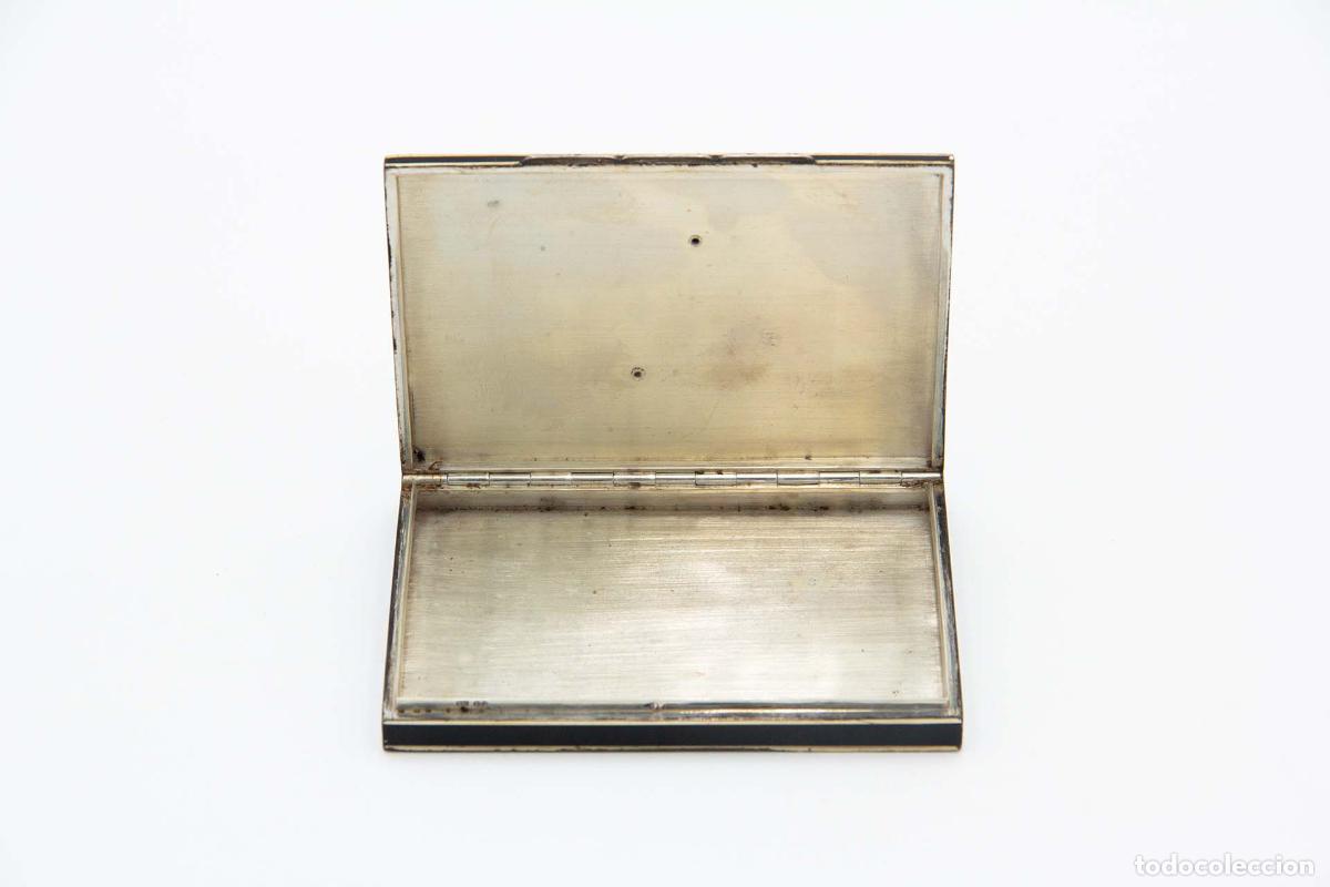 Antig&uuml;edades: Caja de cigarrillos, en plata - Foto 2