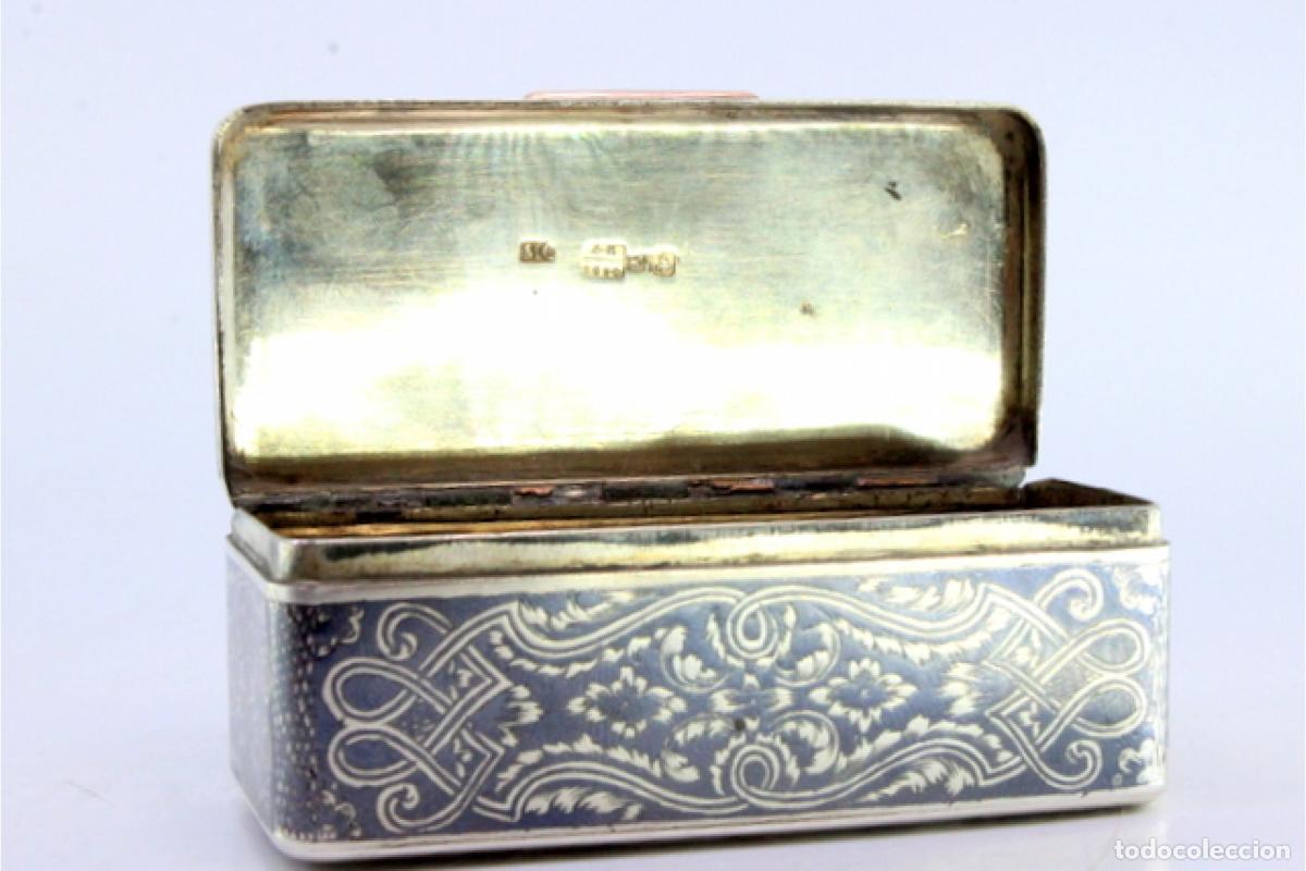 Antig&uuml;edades: Tabaquera, en plata - Foto 4