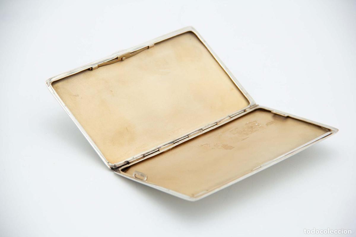 Antig&uuml;edades: Caja de cigarrillos, en plata - Foto 3