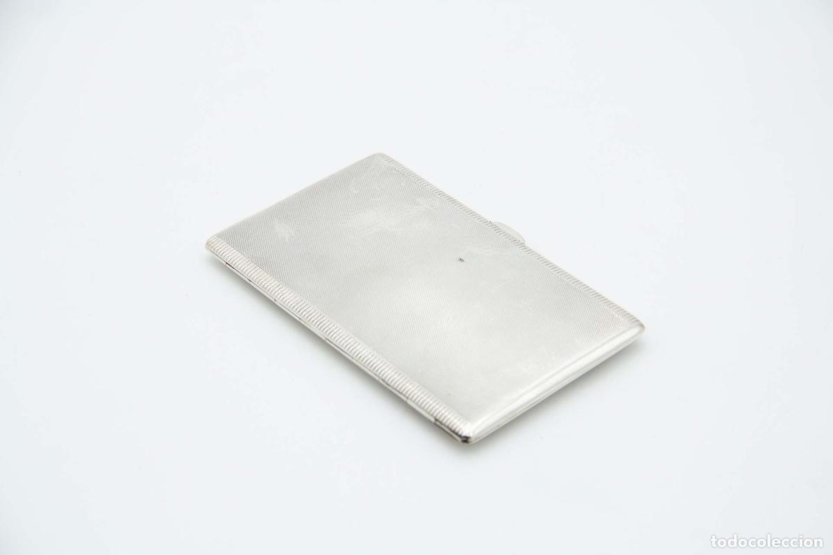 Antig&uuml;edades: Caja de cigarrillos, en plata - Foto 1