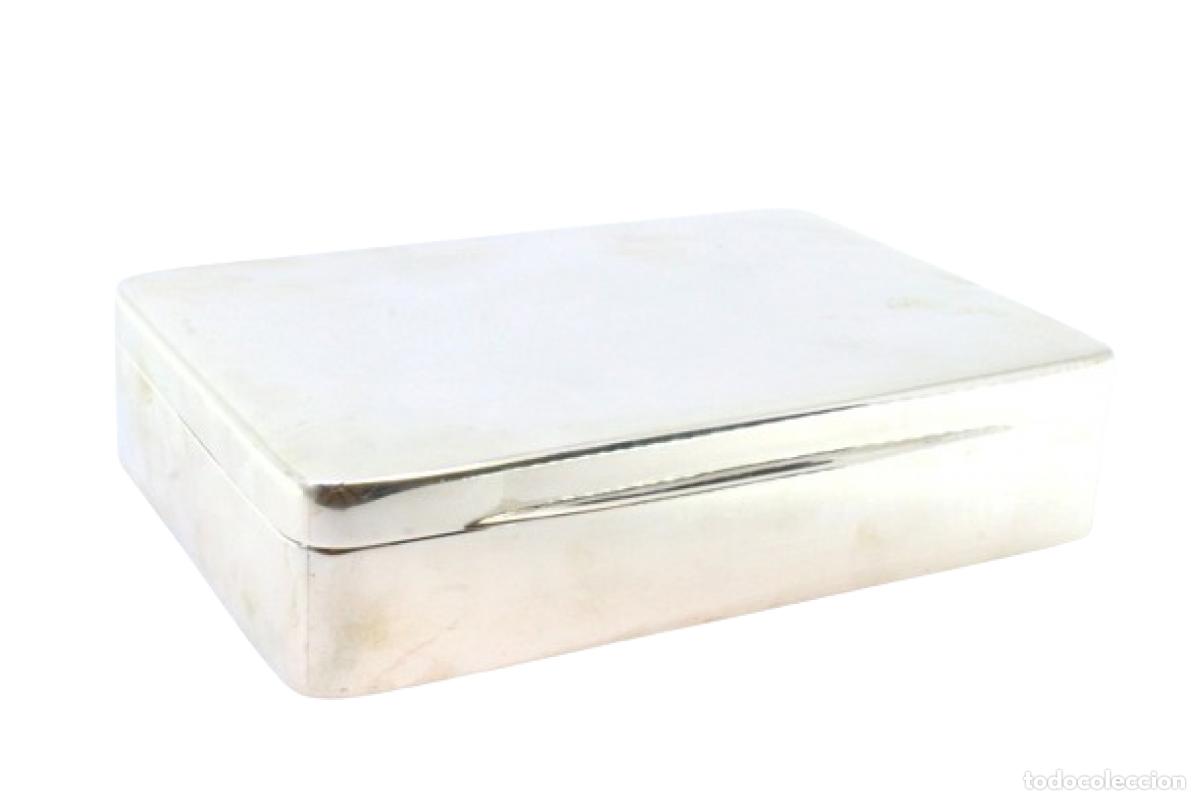 Antig&uuml;edades: Caja de tabaco, en plata - Foto 1