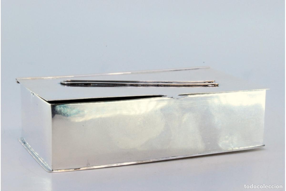 Antig&uuml;edades: Caja de plata para alfileres. - Foto 4