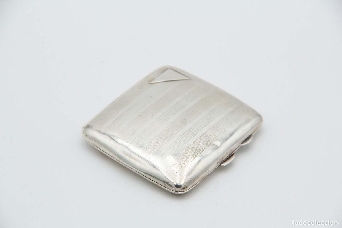 Antig&uuml;edades: Caja de cigarrillos, en plata - Foto 3