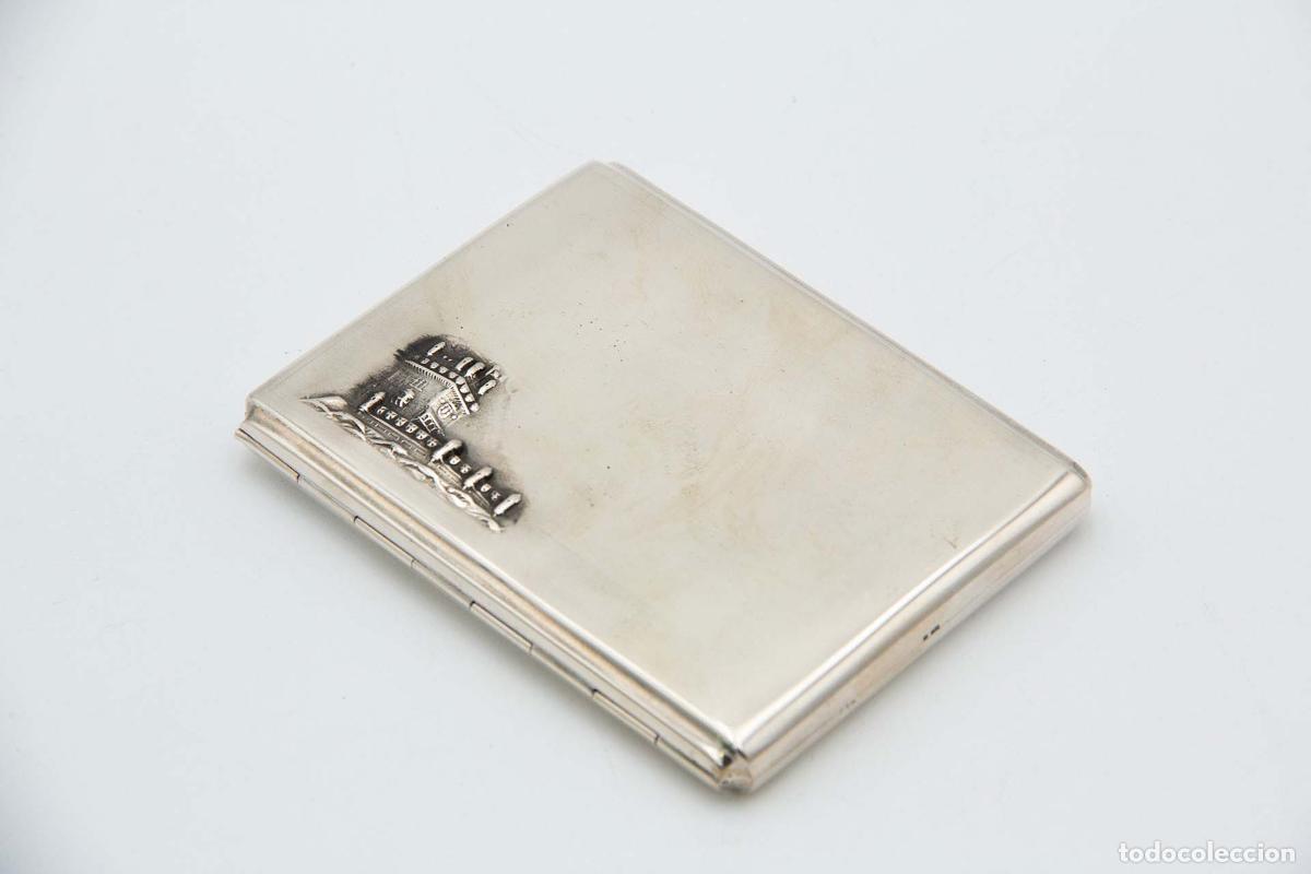 Antig&uuml;edades: Caja de cigarrillos, en plata - Foto 1