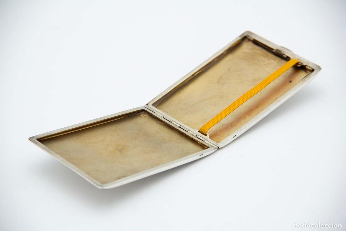Antig&uuml;edades: Caja de cigarrillos, en plata - Foto 2