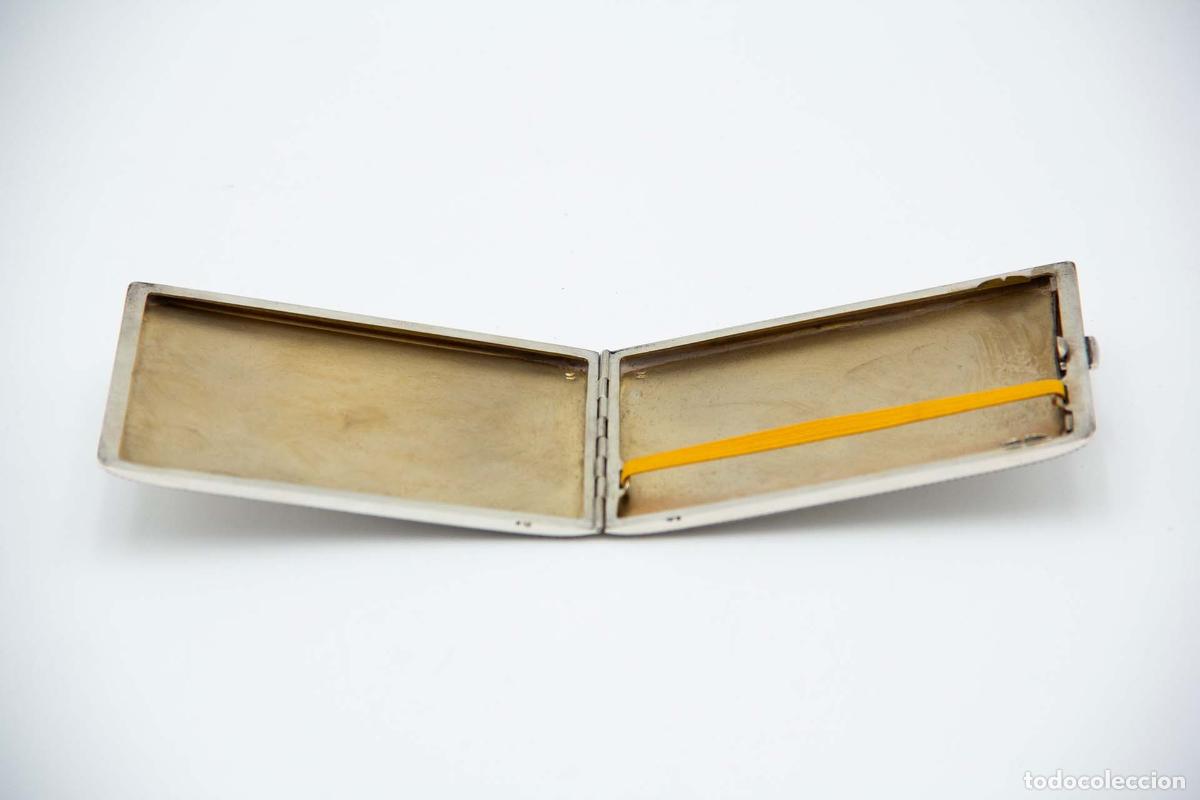 Antig&uuml;edades: Caja de cigarrillos, en plata - Foto 3