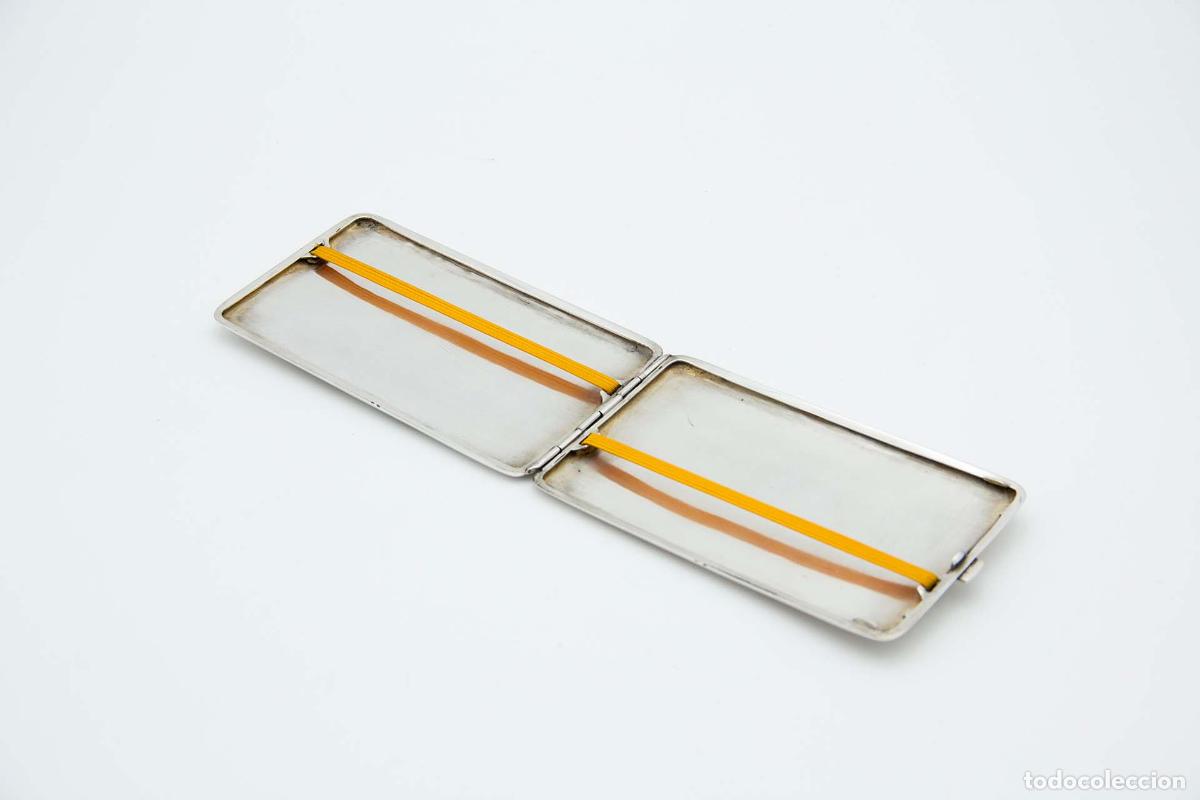 Antig&uuml;edades: Caja de cigarrillos, en plata - Foto 3