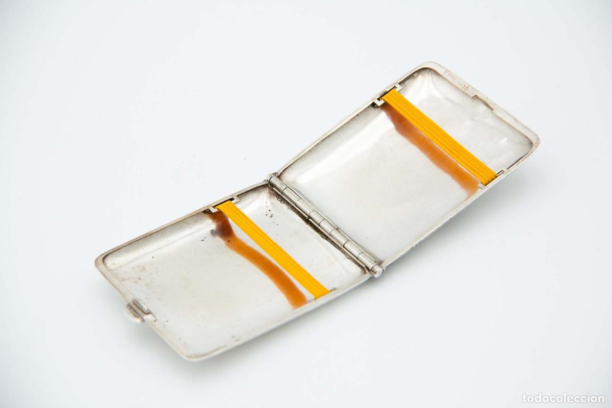 Antig&uuml;edades: Caja de cigarrillos, en plata - Foto 2